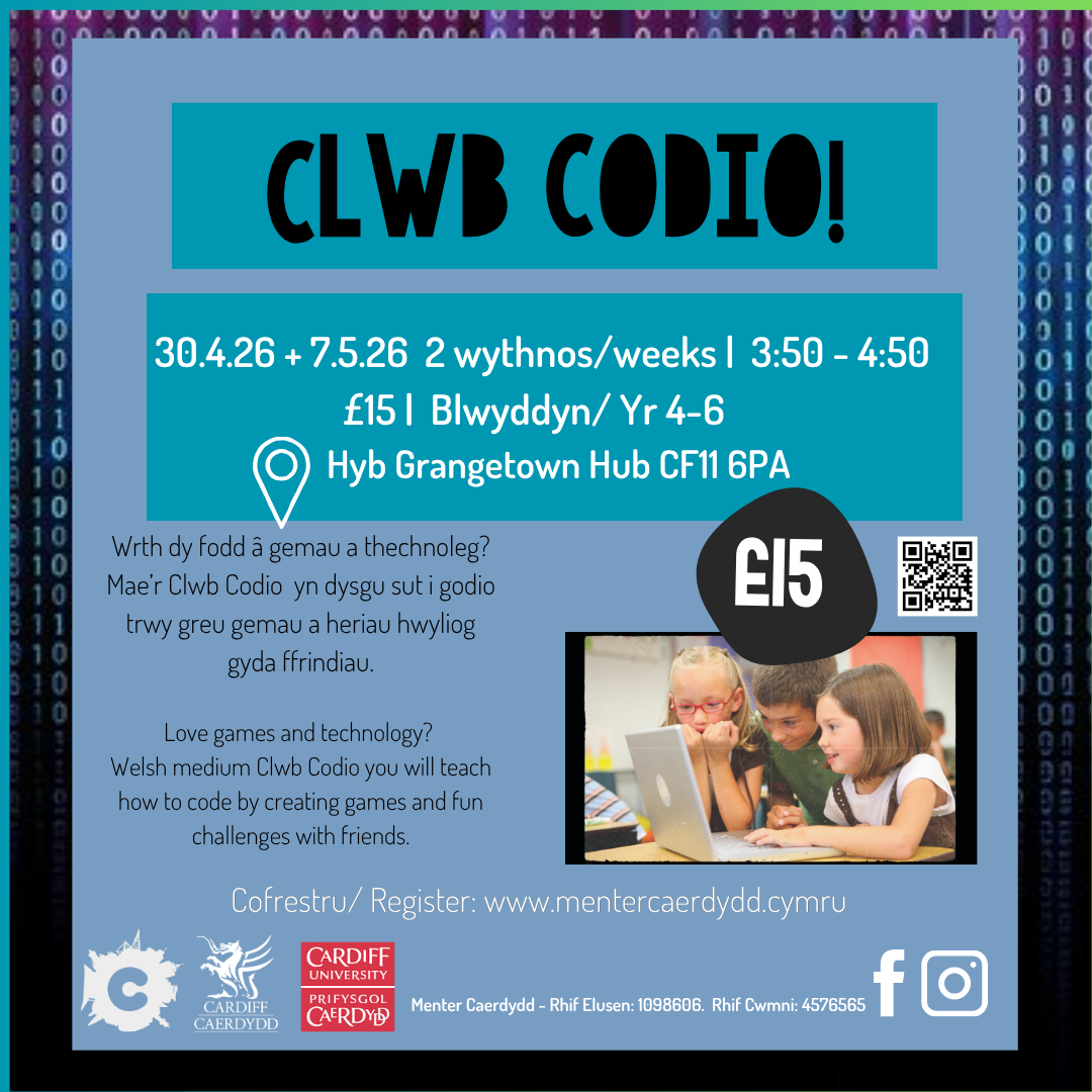 Welsh Medium Clwb Codio!